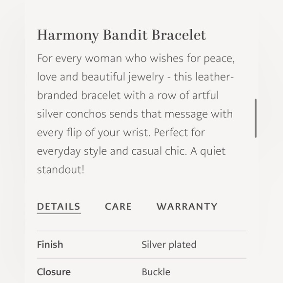 Brighton “Harmony Bandit” Brown Leather Band Bracelet - Picture 10 of 10